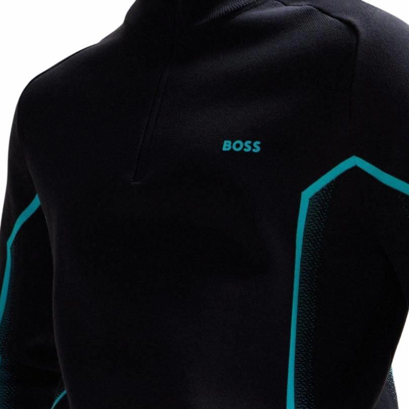 HUGO BOSS Zip-Neck Sweater