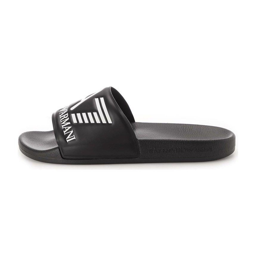 Emporio Armani EA7 Black Slides