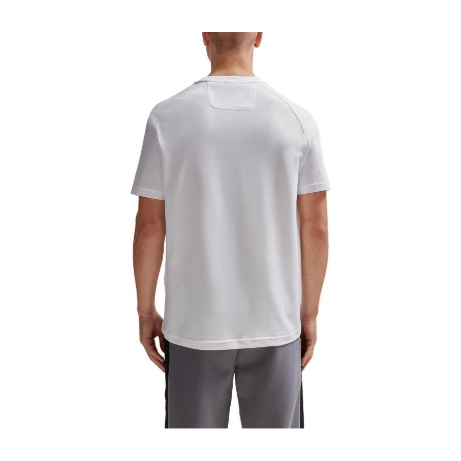HUGO BOSS Cotton-Blend Regular-Fit T-Shirt With Logo Artwork T