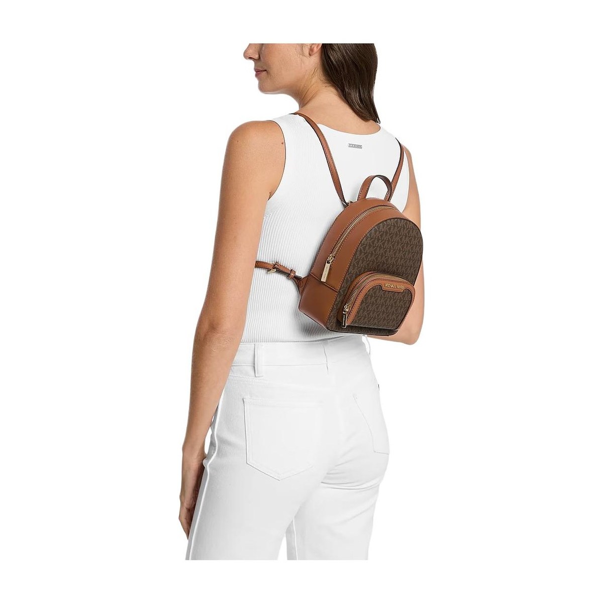 Michael Kors Jaycee Brown Backpack