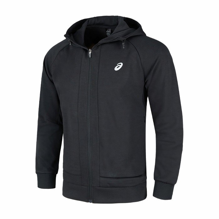 Asics Reflective Quick-Dry Zip Hoodie Black