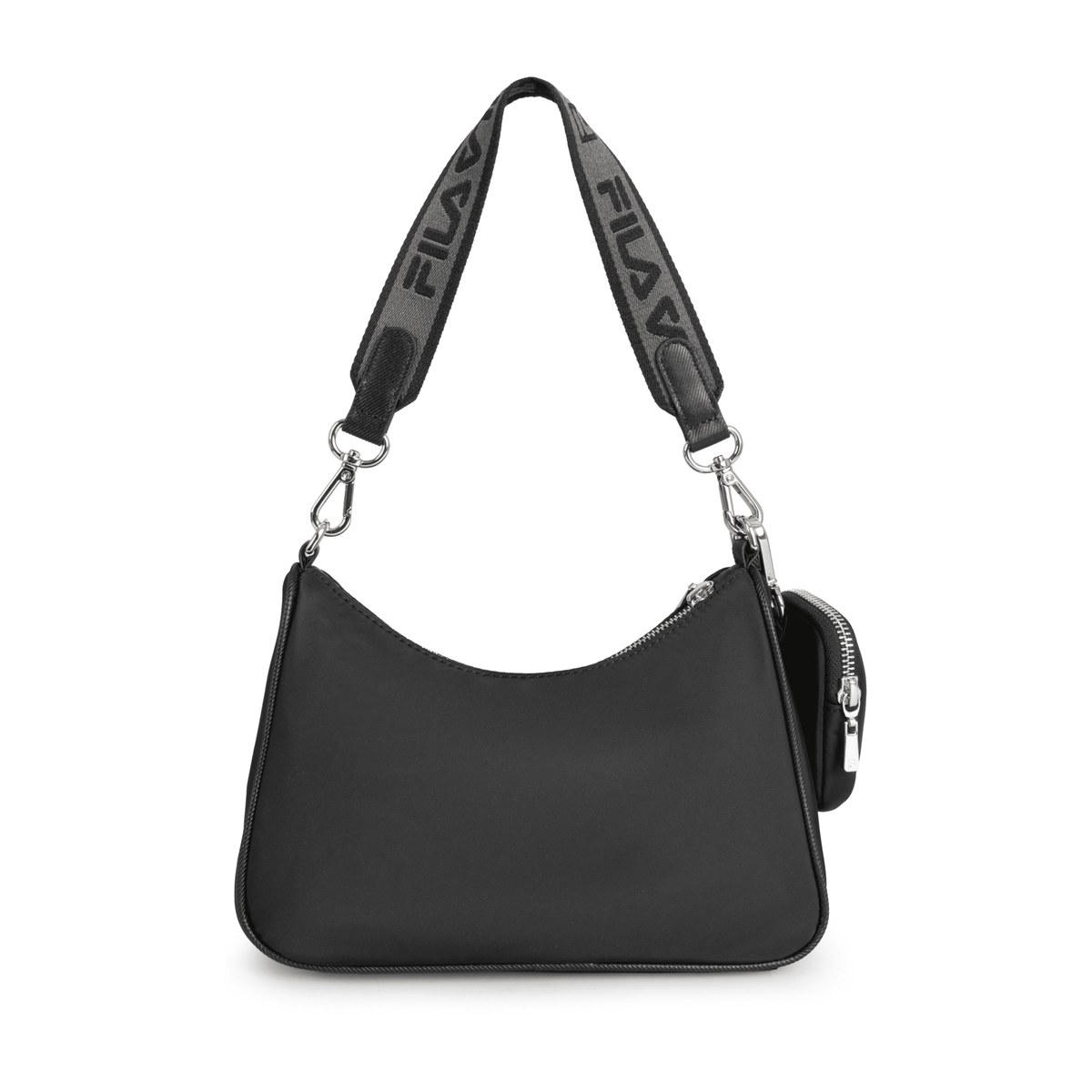 FILA Detachable Combo Hobo Bag Black