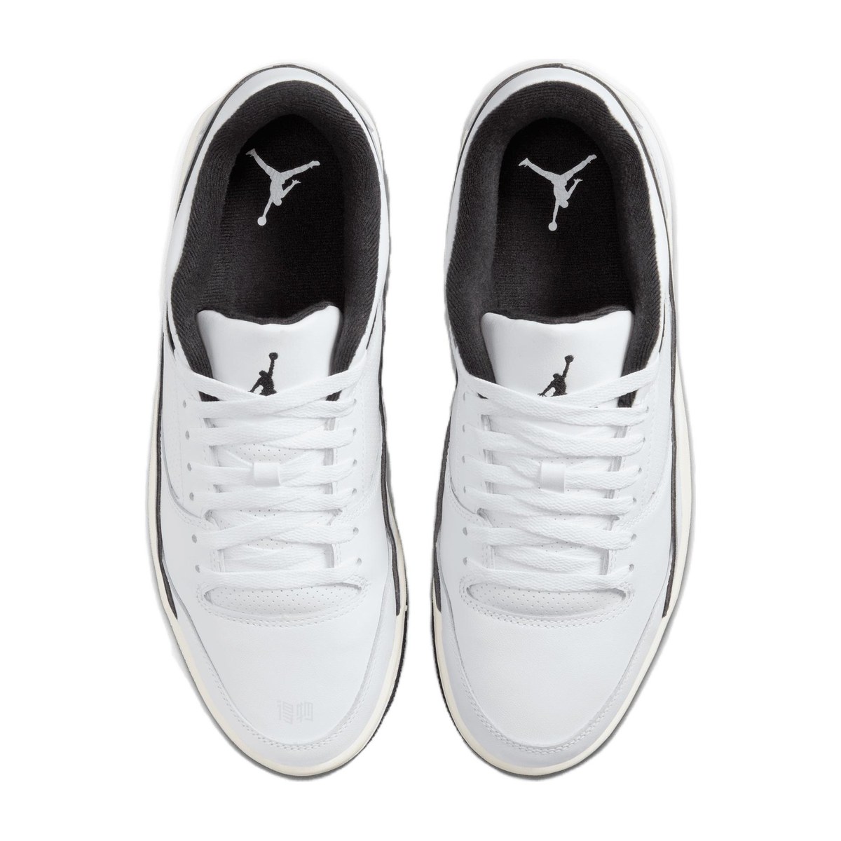 Jordan Flight Court White Black