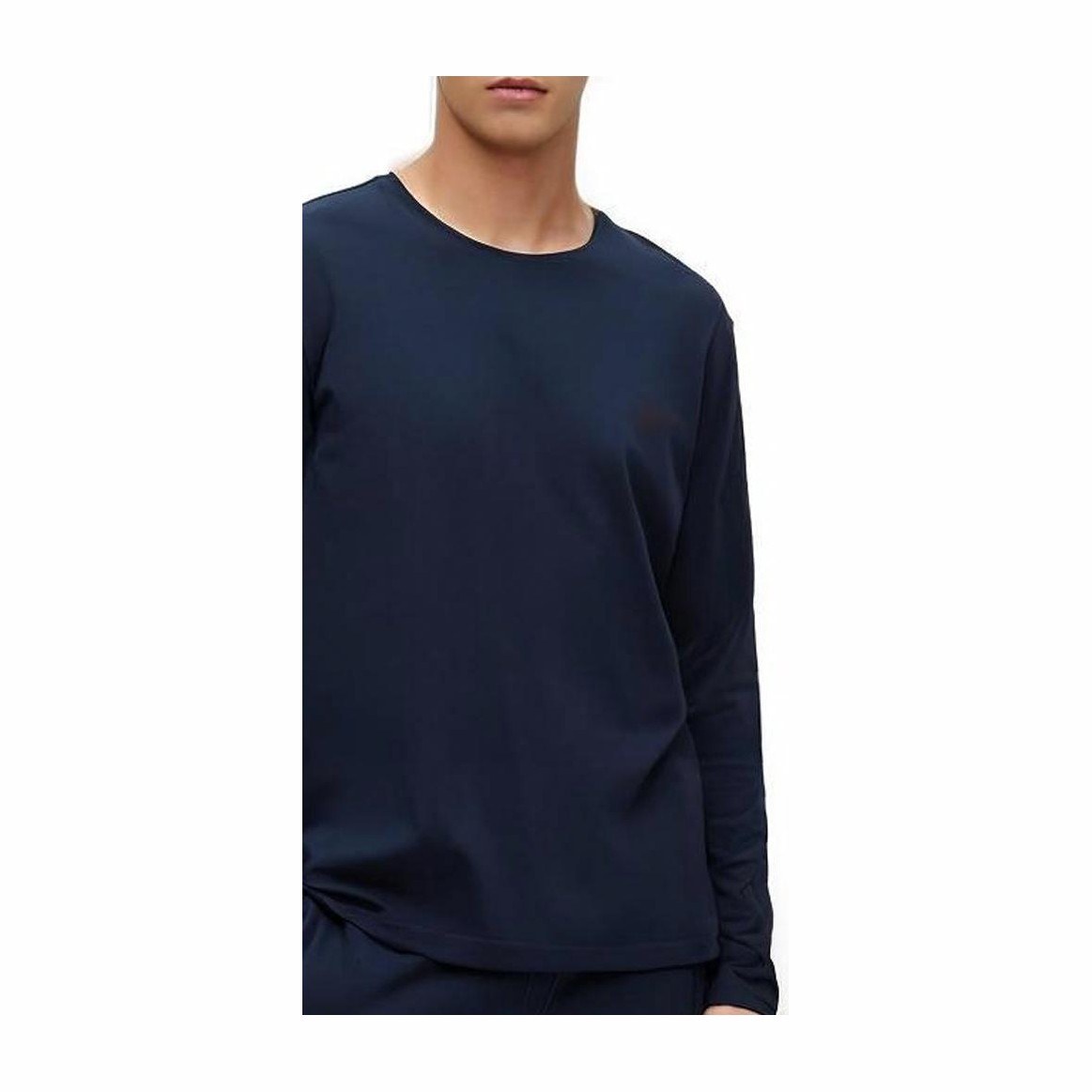 HUGO BOSS SS23 Pullover Long Sleeve Tee Navy