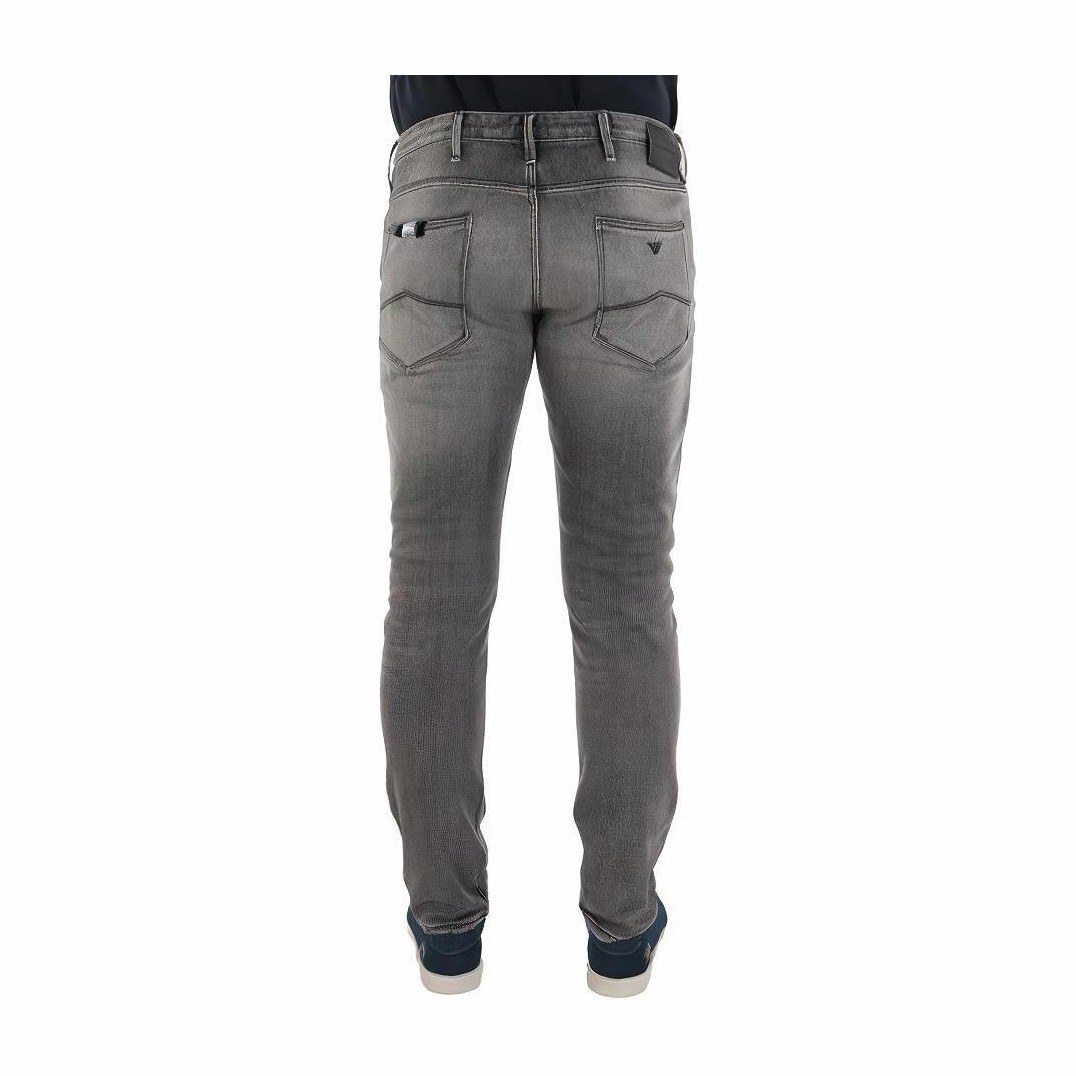Emporio Armani Slim Washed Jeans Gray