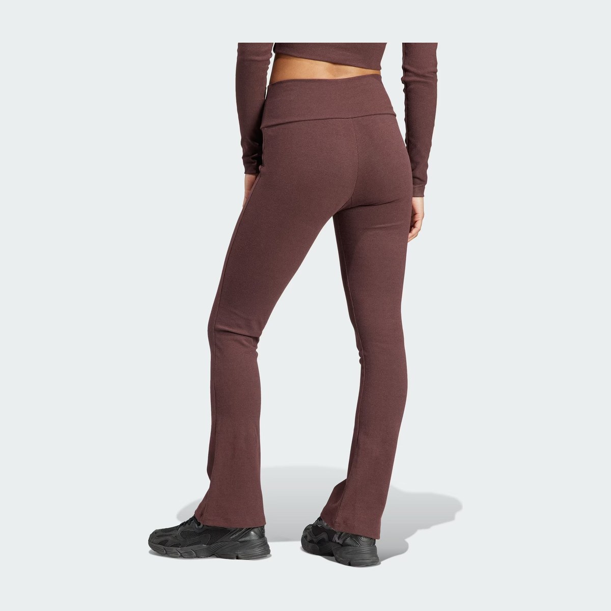 adidas originals Essentials Rib Flared Pants Logo