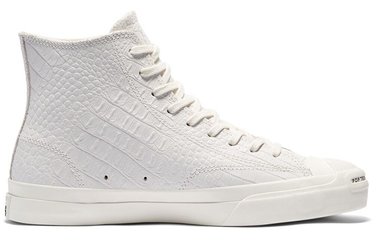 Pop Trading Company x Converse Jack Purcell High White