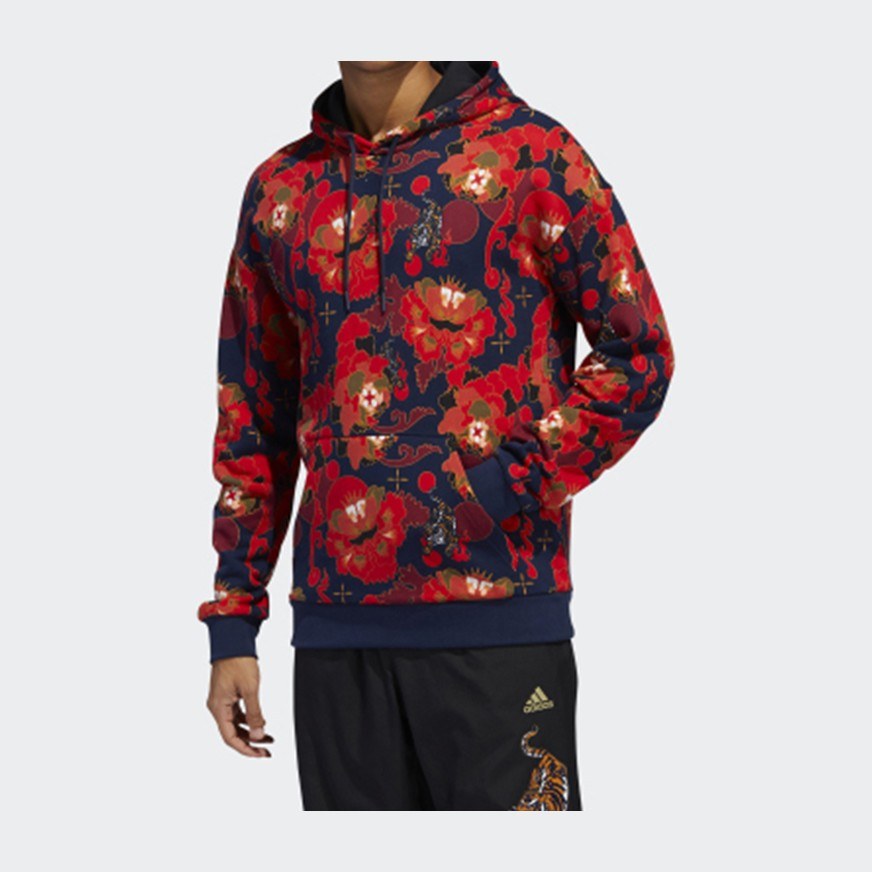 adidas CNY Hoodie Red