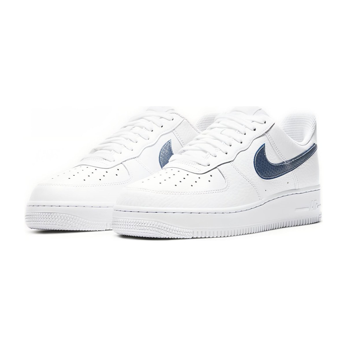 Nike Air Force 1 Low White Blue Snakeskin