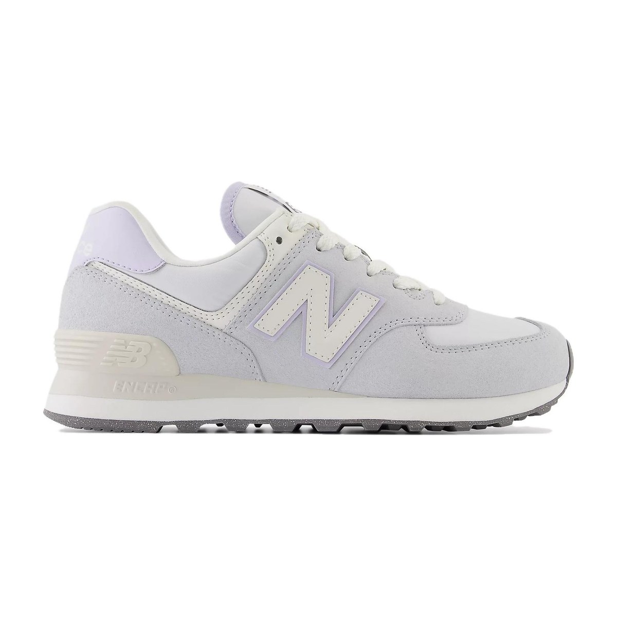 New Balance 574 Light Purple White