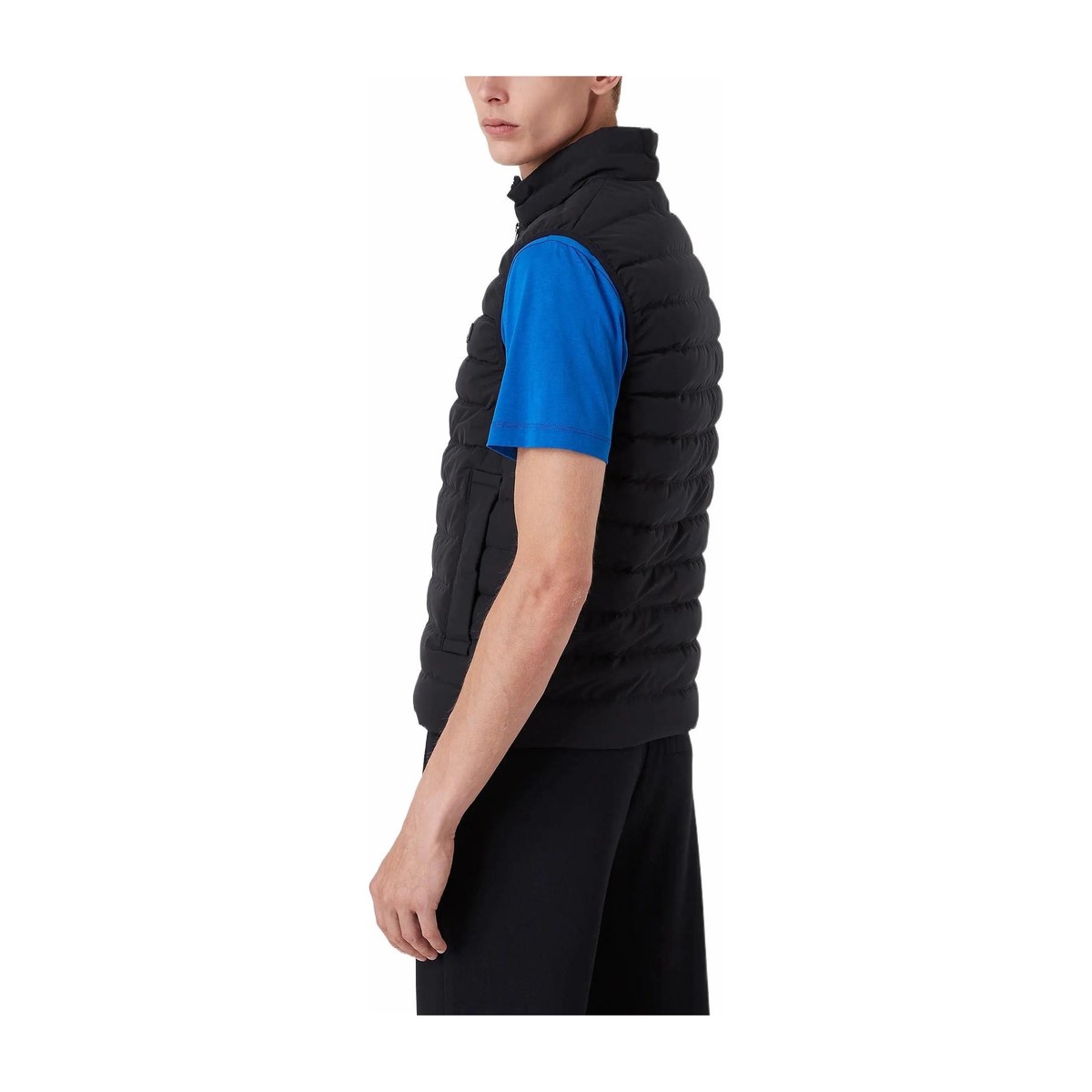 Emporio Armani Quilted Vest Navy