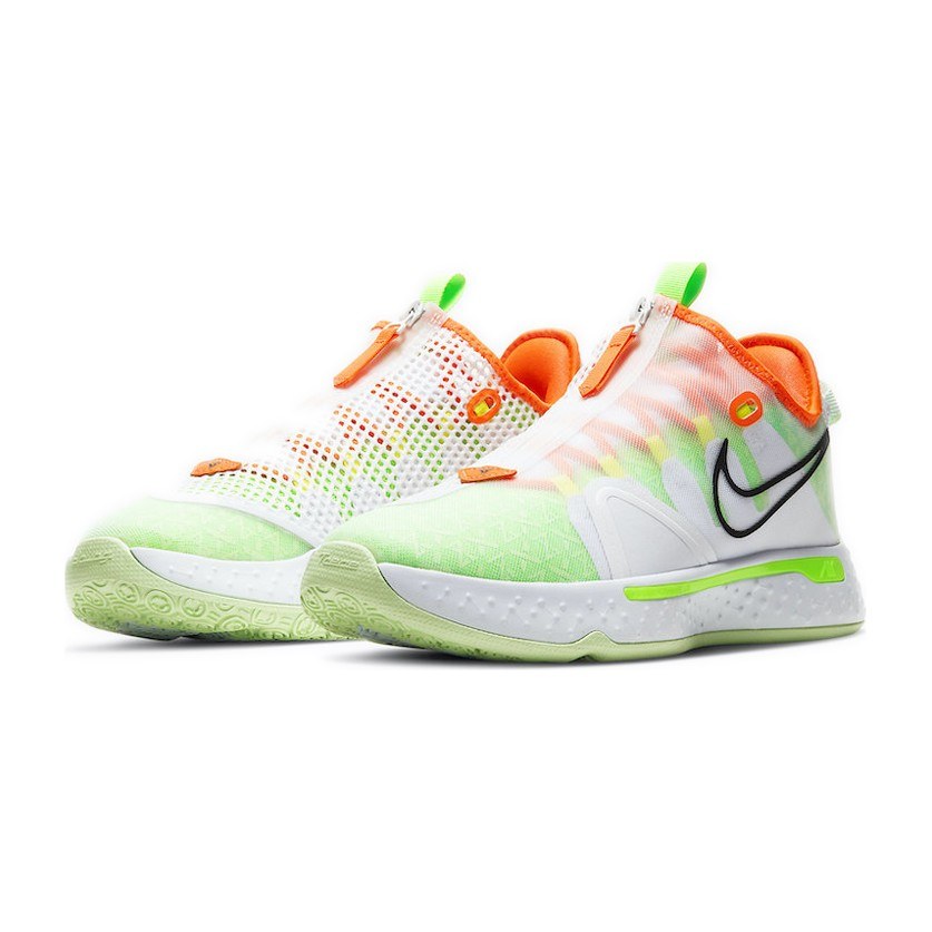 Nike PG 4 White Green Orange
