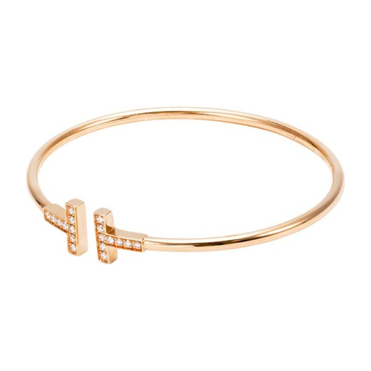 Tiffany & Co. T Series Rose Gold Bracelet