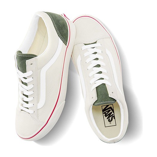 Vans Style 36 Off-White Red