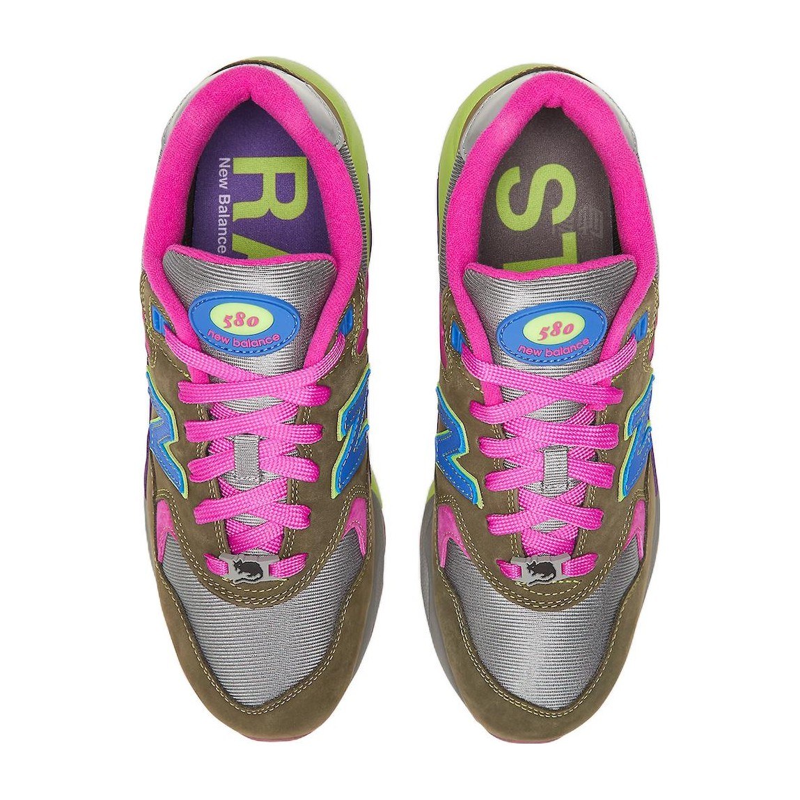 Stray Rats x New Balance 580 Pink Green