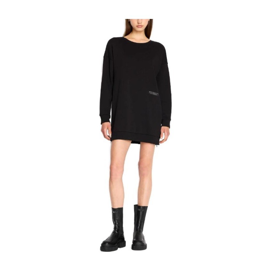 Armani Exchange FW23 Logo Dress Black