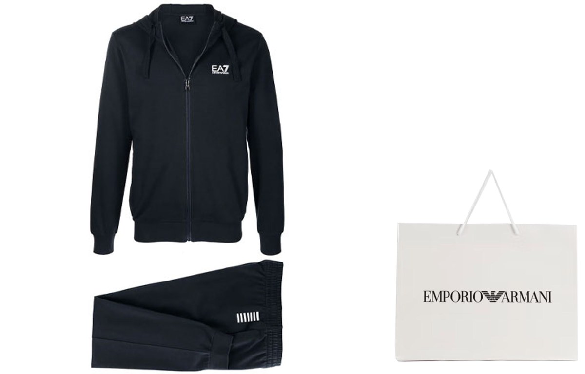 Emporio Armani EA7 Blue Tracksuit