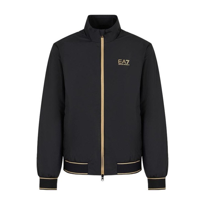 Emporio Armani EA7 FW23 Black Bomber Jacket