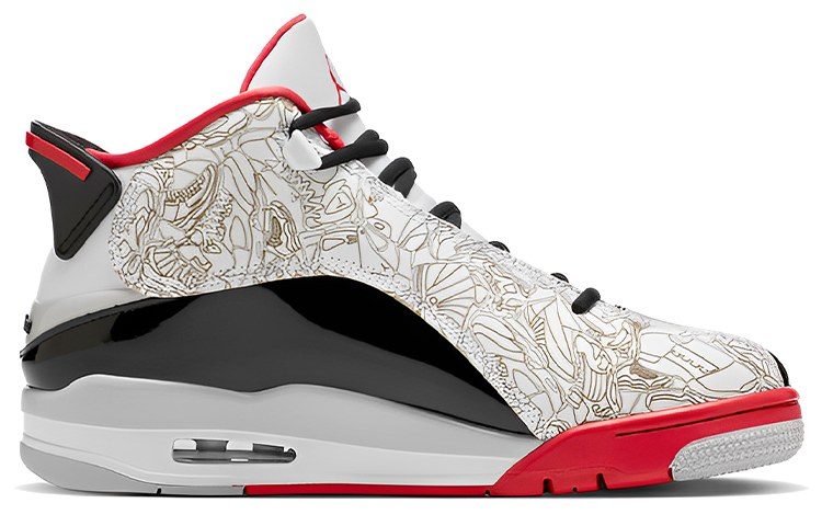 Jordan Dub Zero White Black Red