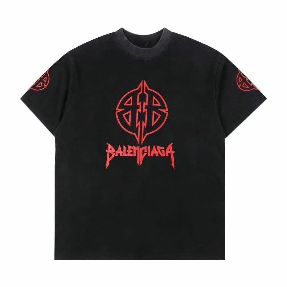 Balenciaga FW23 Logo T-Shirt Black