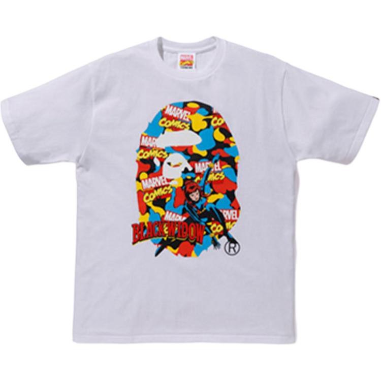 BAPE x Marvel Black Widow Tee White