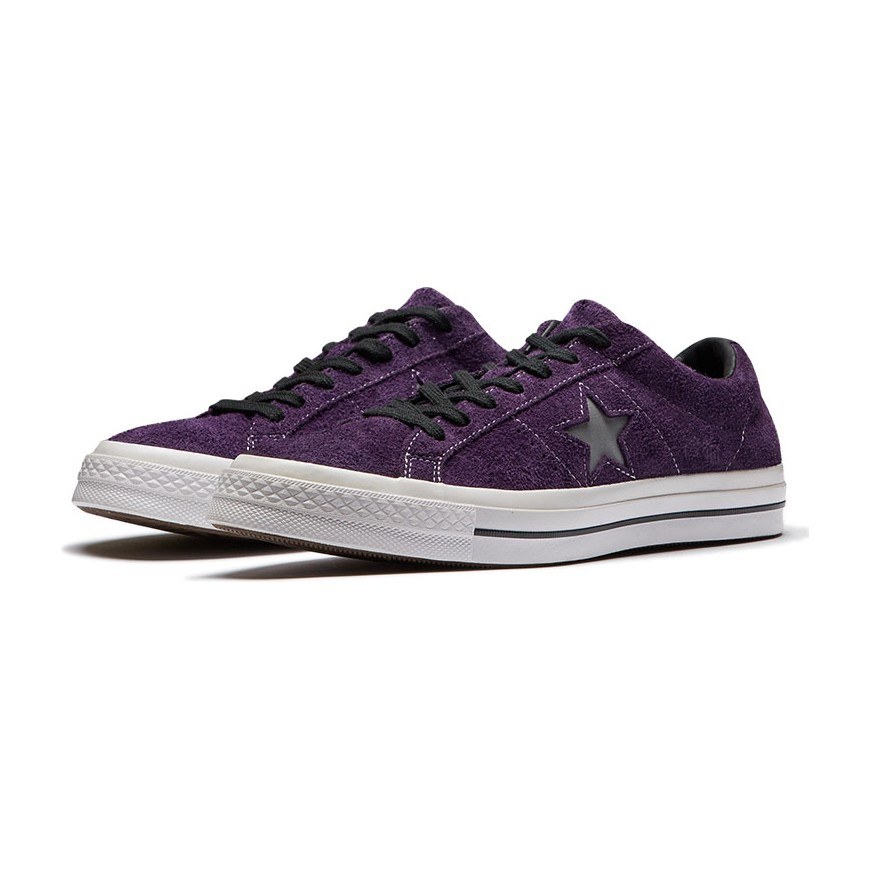 Converse One Star White Purple
