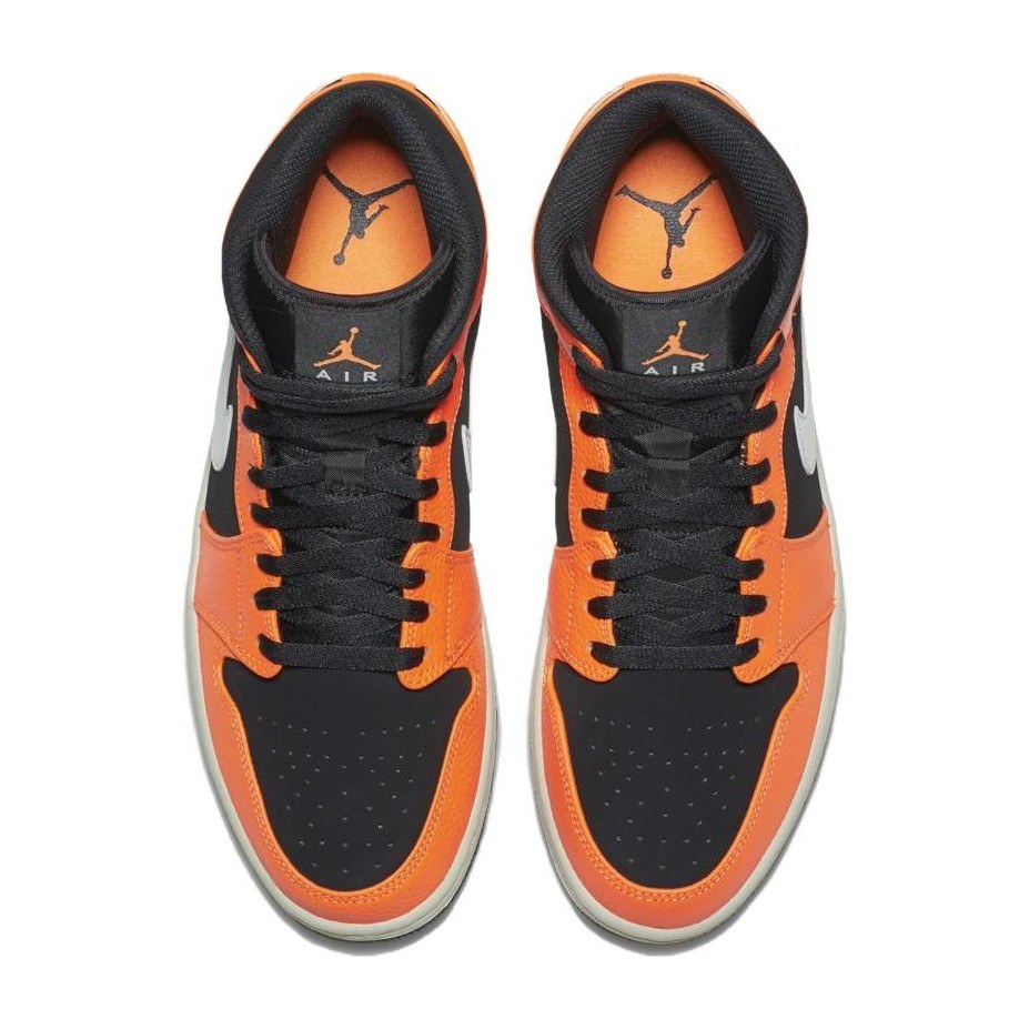 Jordan Air Jordan 1 Mid Black Orange