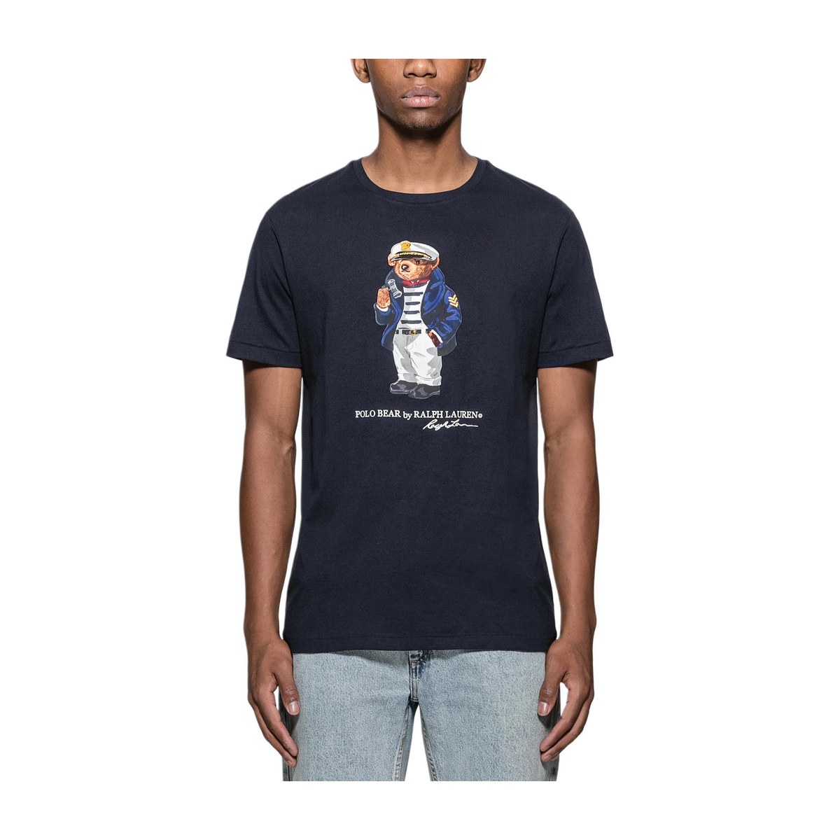 Polo Ralph Lauren SS24 Captain Bear Tee Navy