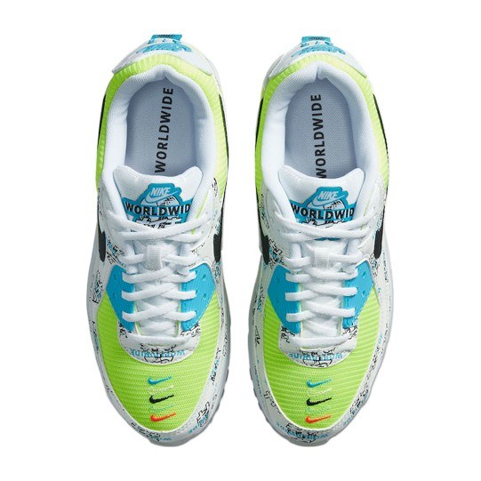 Nike Air Max 90 Worldwide Pack White Blue Yellow