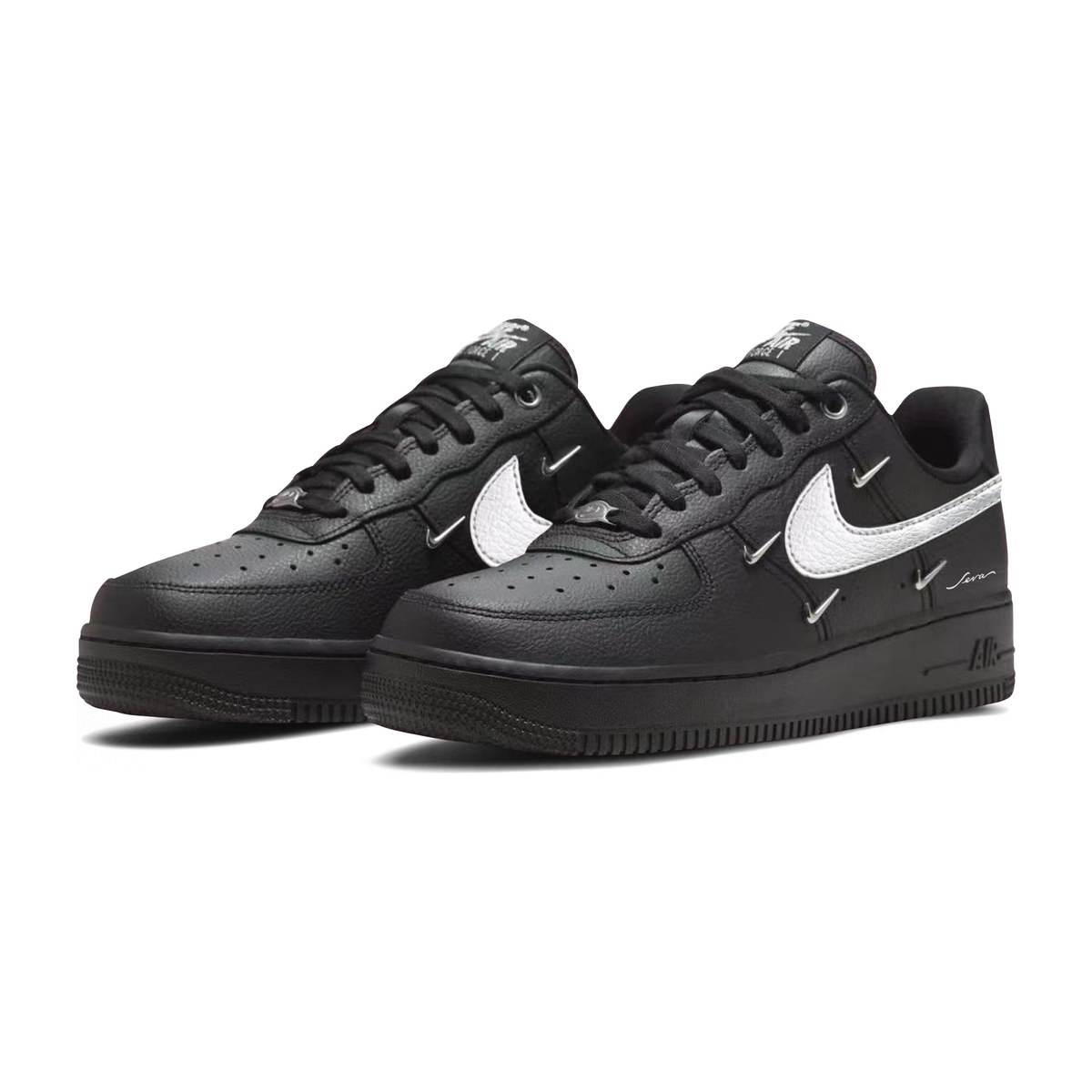 Nike Air Force 1 Low Black Silver