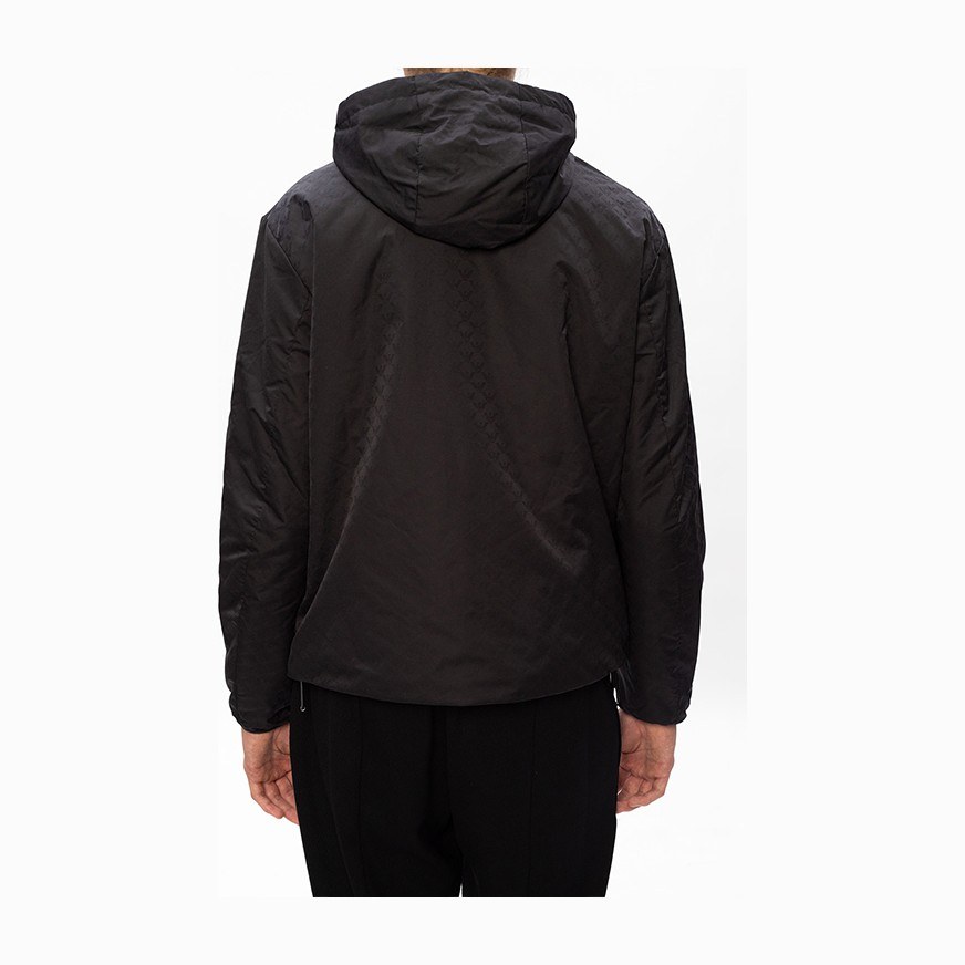 Emporio Armani FW22 Black Hoodie Jacket