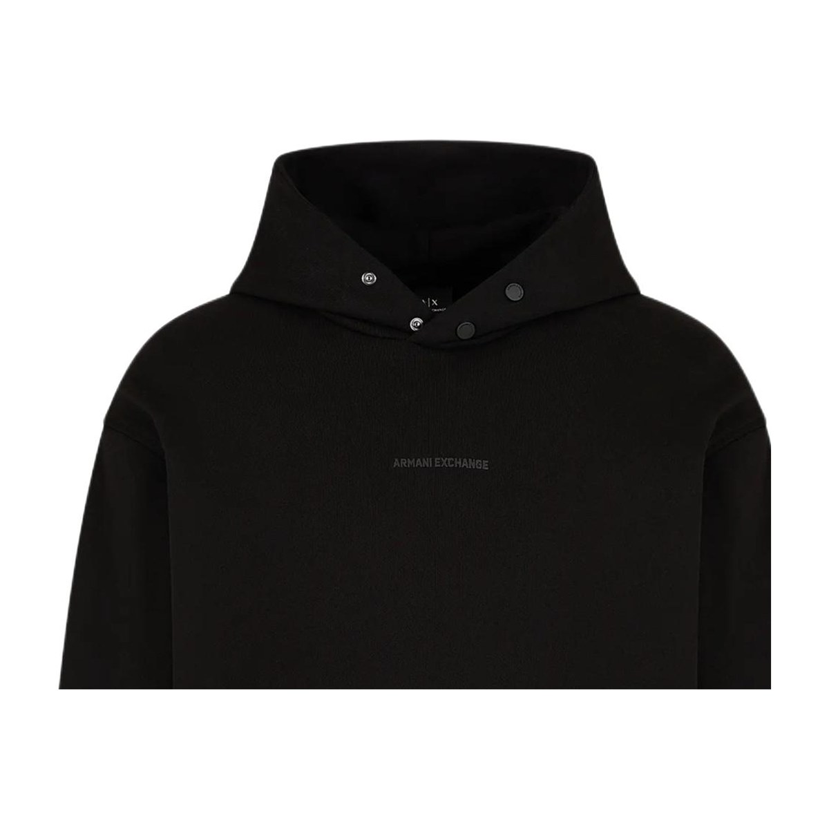 Armani Exchange FW24 Logo Hoodie Black