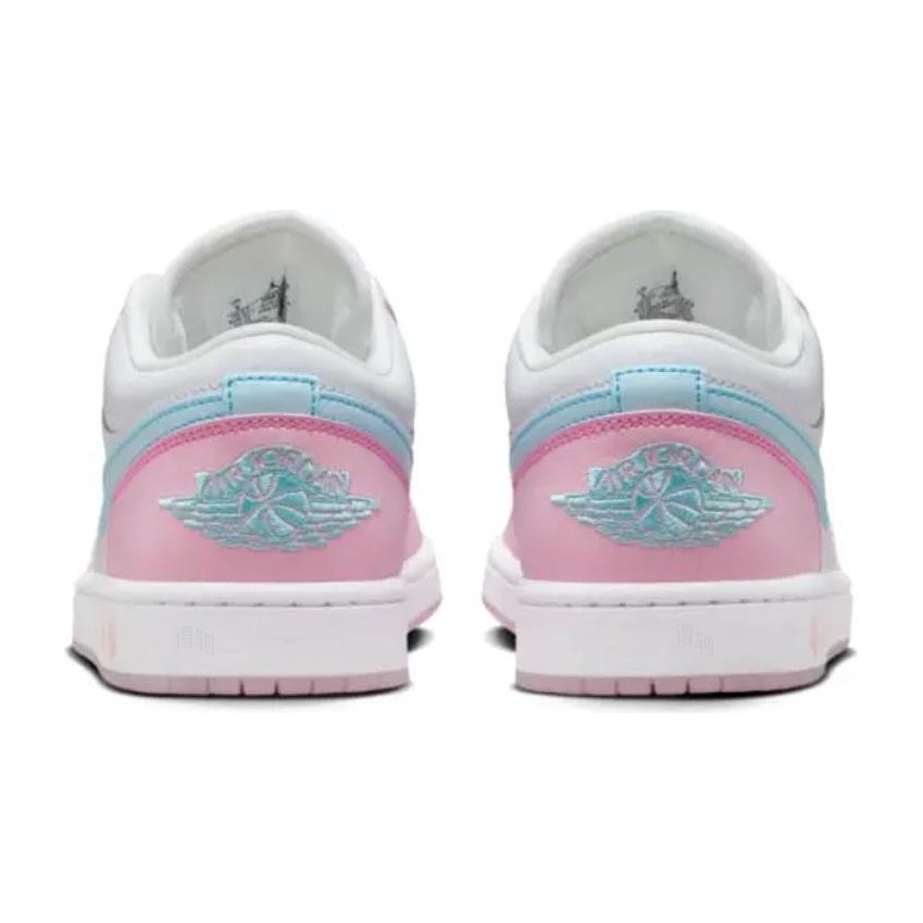 Jordan Air Jordan 1 Low "White/Pink Foam/Glacier Blue"