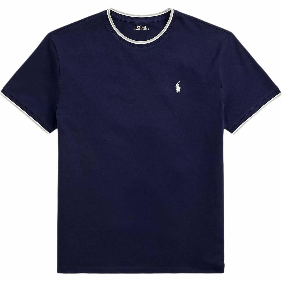 Polo Ralph Lauren SS25 Solid Pony Embroidered Crewneck T-Shirt Blue