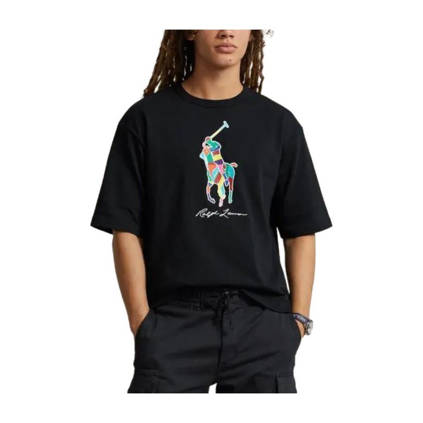 Polo Ralph Lauren Relaxed Fit Big Pony Jersey T-Shirt Black