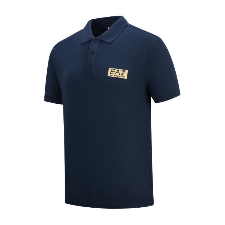 Emporio Armani EA7 SS24 Polo Navy