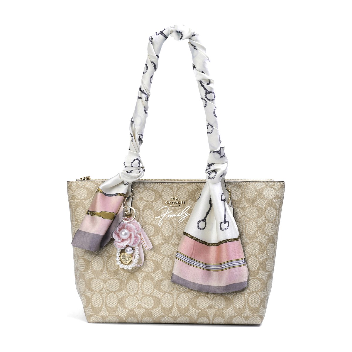Coach Zip Top Tote