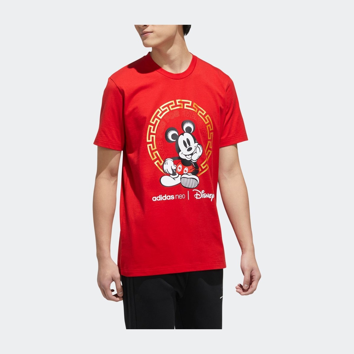 adidas Neo x Disney CNY T-Shirt Red