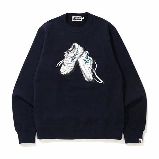 A BATHING APE Bape STA Crewneck Sweatshirt