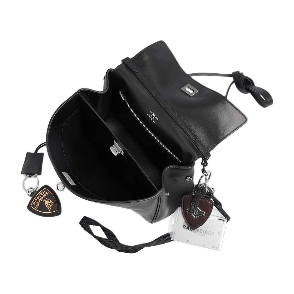 Balenciaga x Lamborghini Rodeo Small Shoulder Bag Black