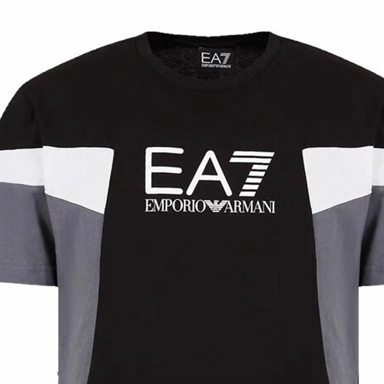 Emporio Armani EA7 Logo T-Shirt Black