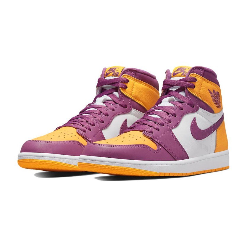 Jordan Air Jordan 1 Retro High OG "University Gold and Light Bordeaux"