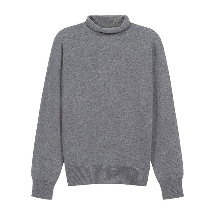 Emporio Armani FW21 Grey Turtleneck Sweater