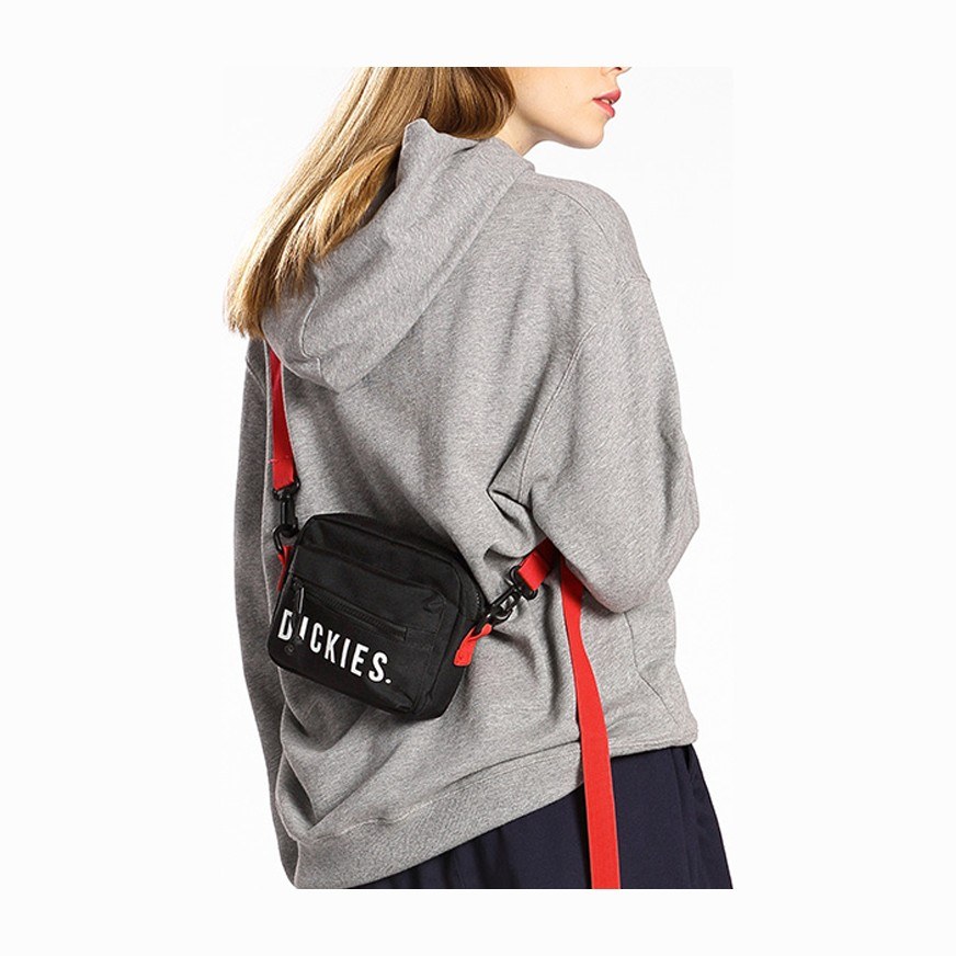 Dickies Mini Crossbody Bag Black Red