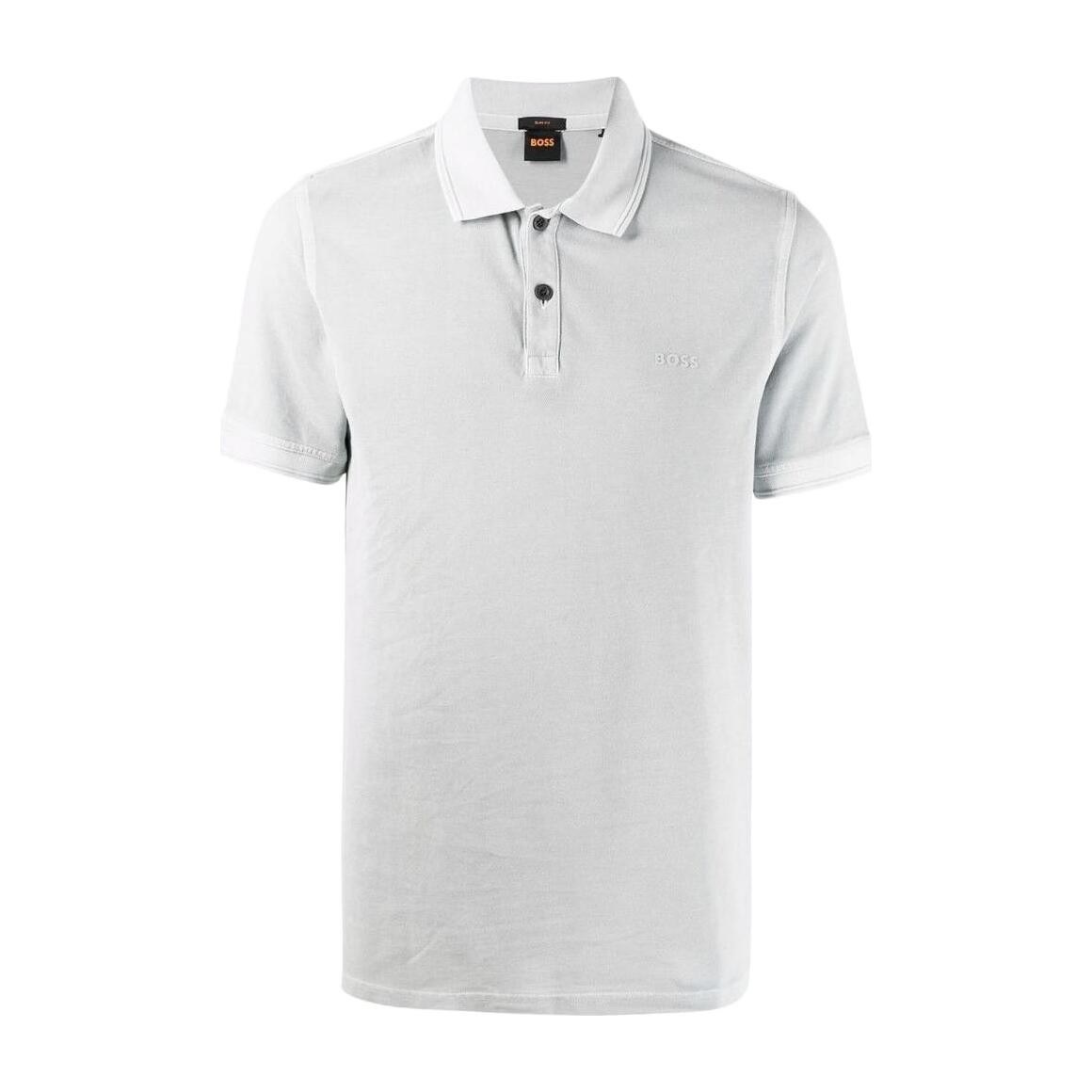HUGO BOSS Logo Polo Grey