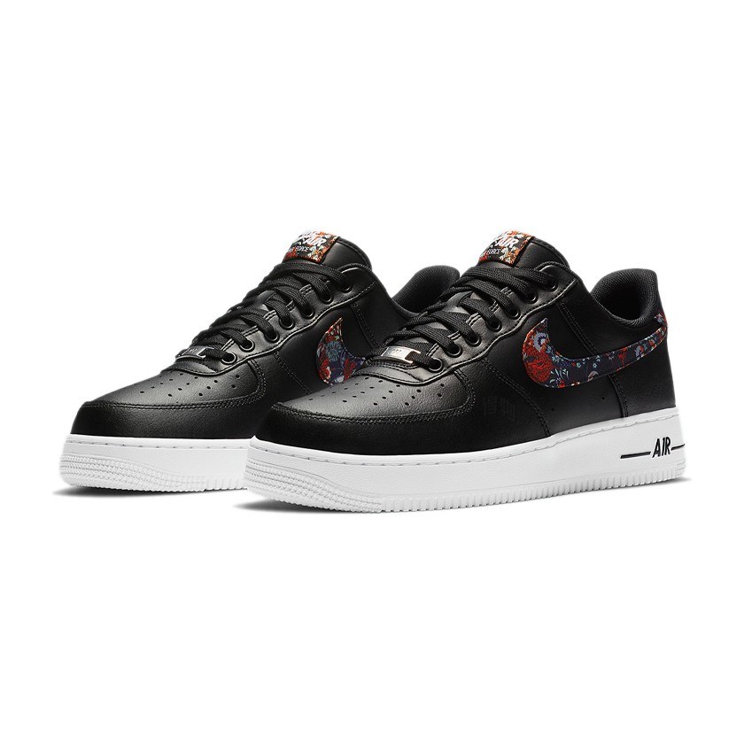 Nike Air Force 1 Low Floral Black White