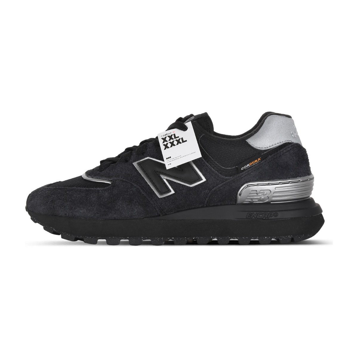 New Balance 574 Silver Black