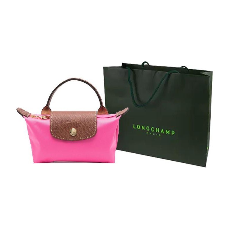 LONGCHAMP Le Pliage Valentine's Day Edition Candy Pink