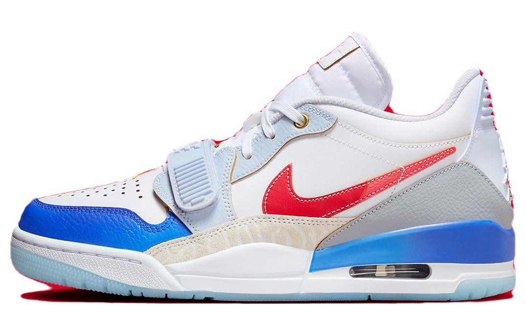 Jordan Legacy 312 Low White Blue Red