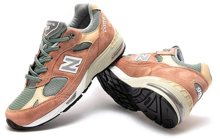 Patta x New Balance 991 Rust Pink